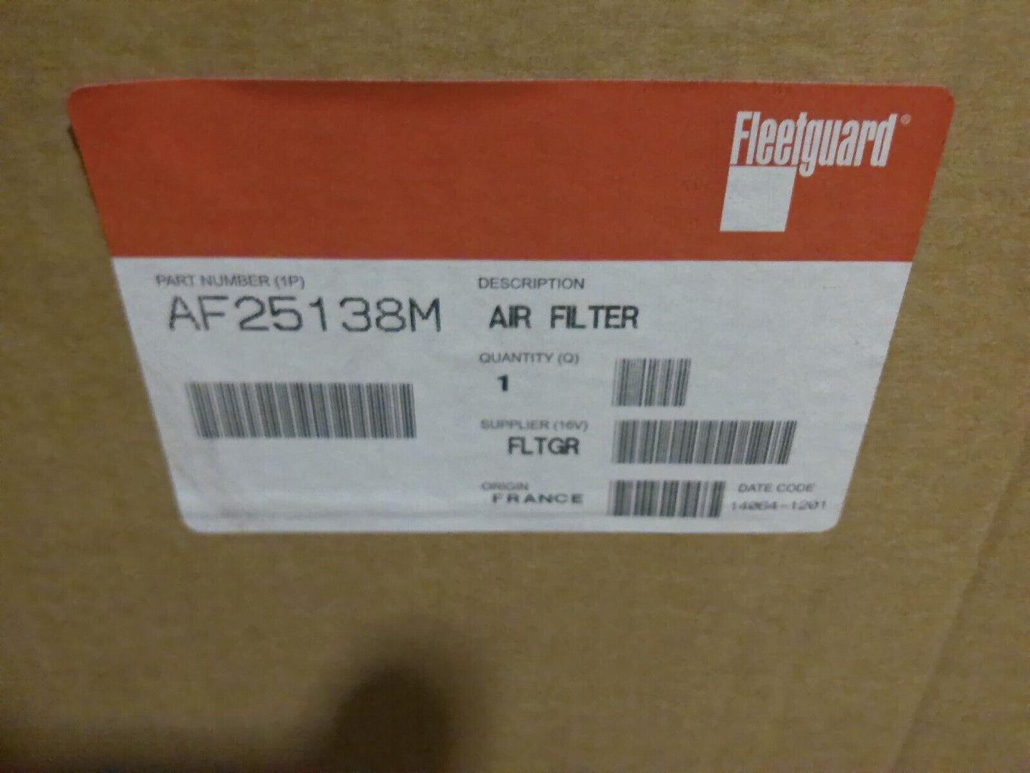 Air filter Genuine FLEETGUARD AF25138M | WD19-2