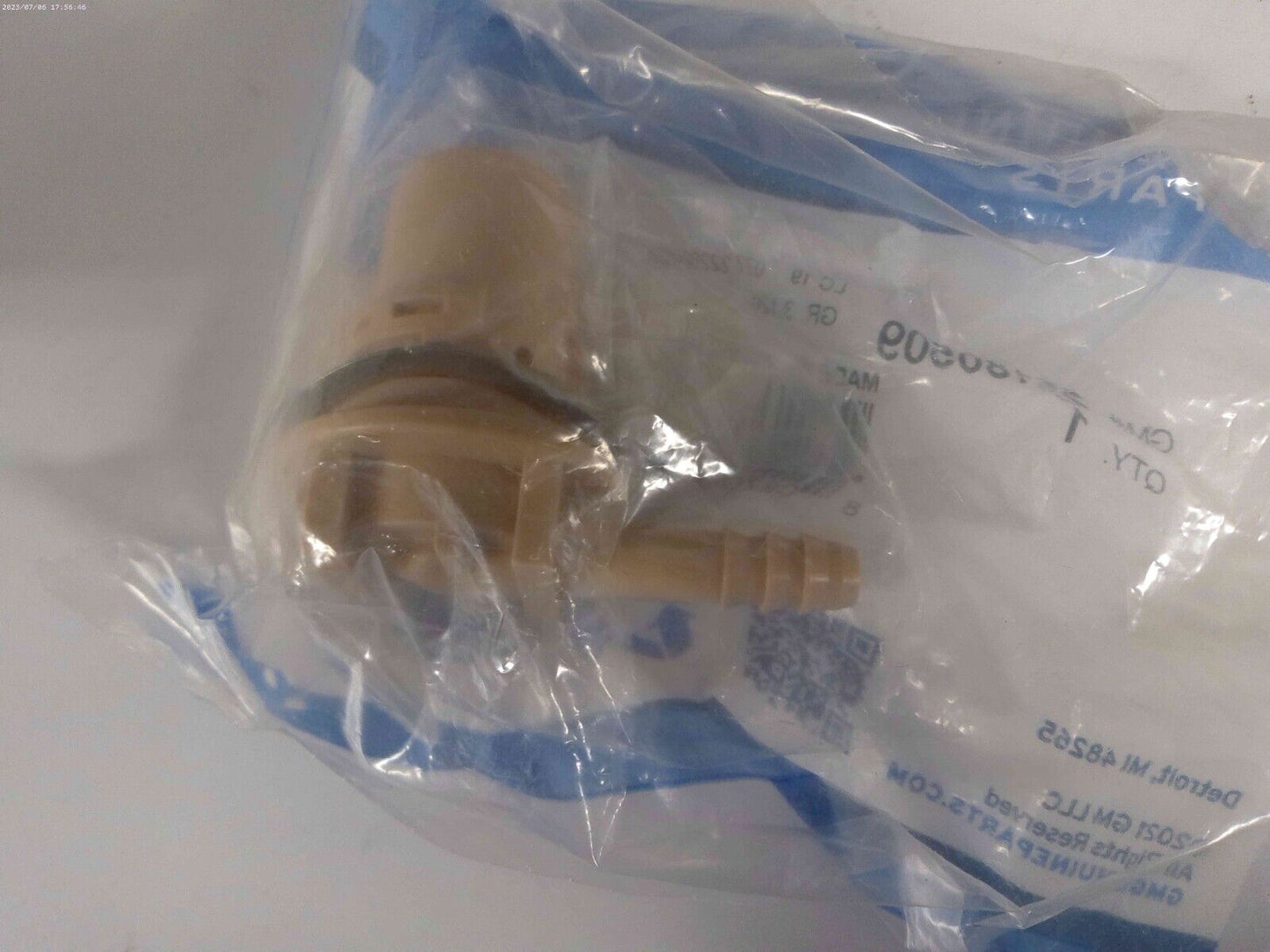 25180509 Genuine OEM GM Parts fuel Tank Vent Valve | OS6-12