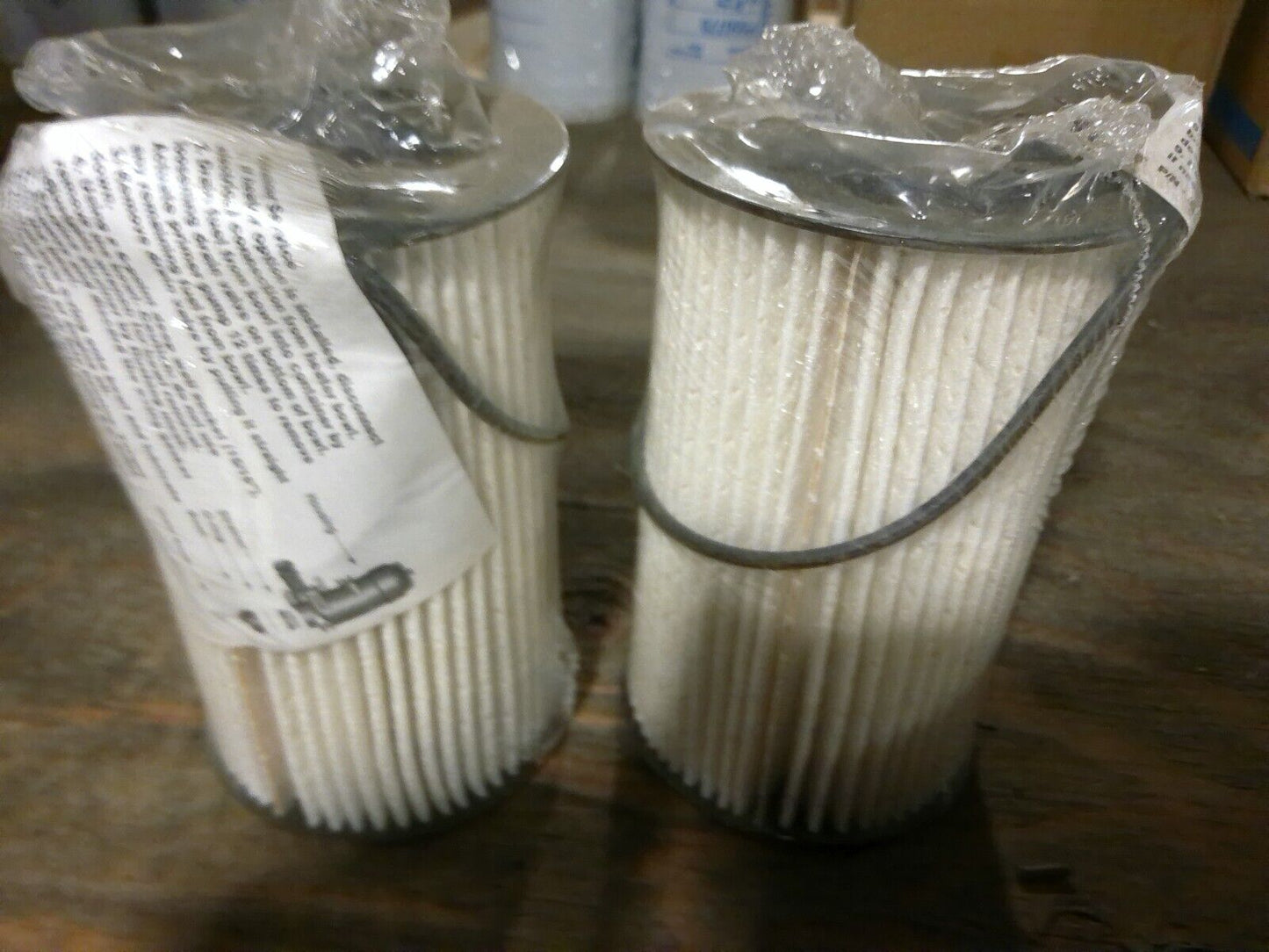 Lot of (2) Genuine Fleetguard FS19684E Fuel/Water Separator Filters | WD30-1