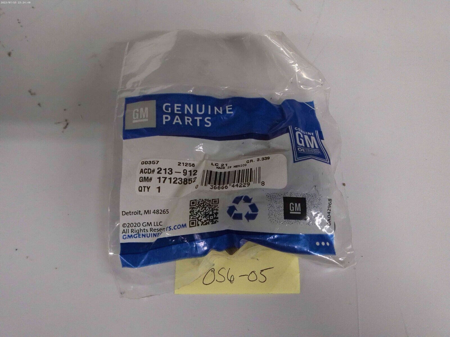 17123852 Genuine OEM GM Throttle Position Sensor | OS6-05