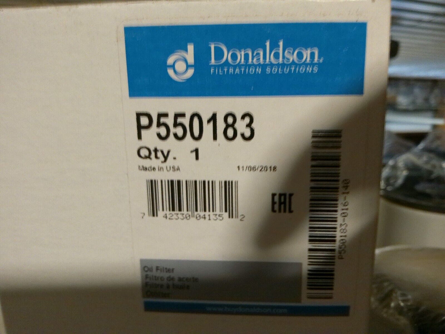 Lot of (12) P550183 Donaldson Lube Filter, Cartridges | WD26-1
