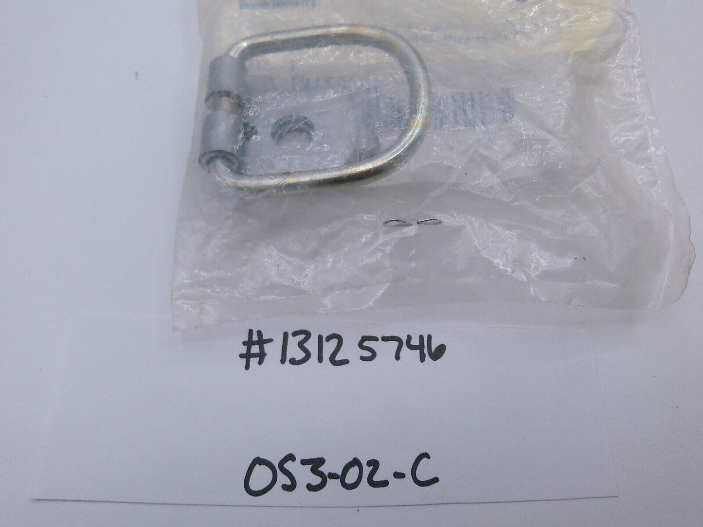 Genuine OEM GM REAR TRUNK QUARTER TRIM PANEL TIE DOWN HOOK 13125746 | OS3-02-C