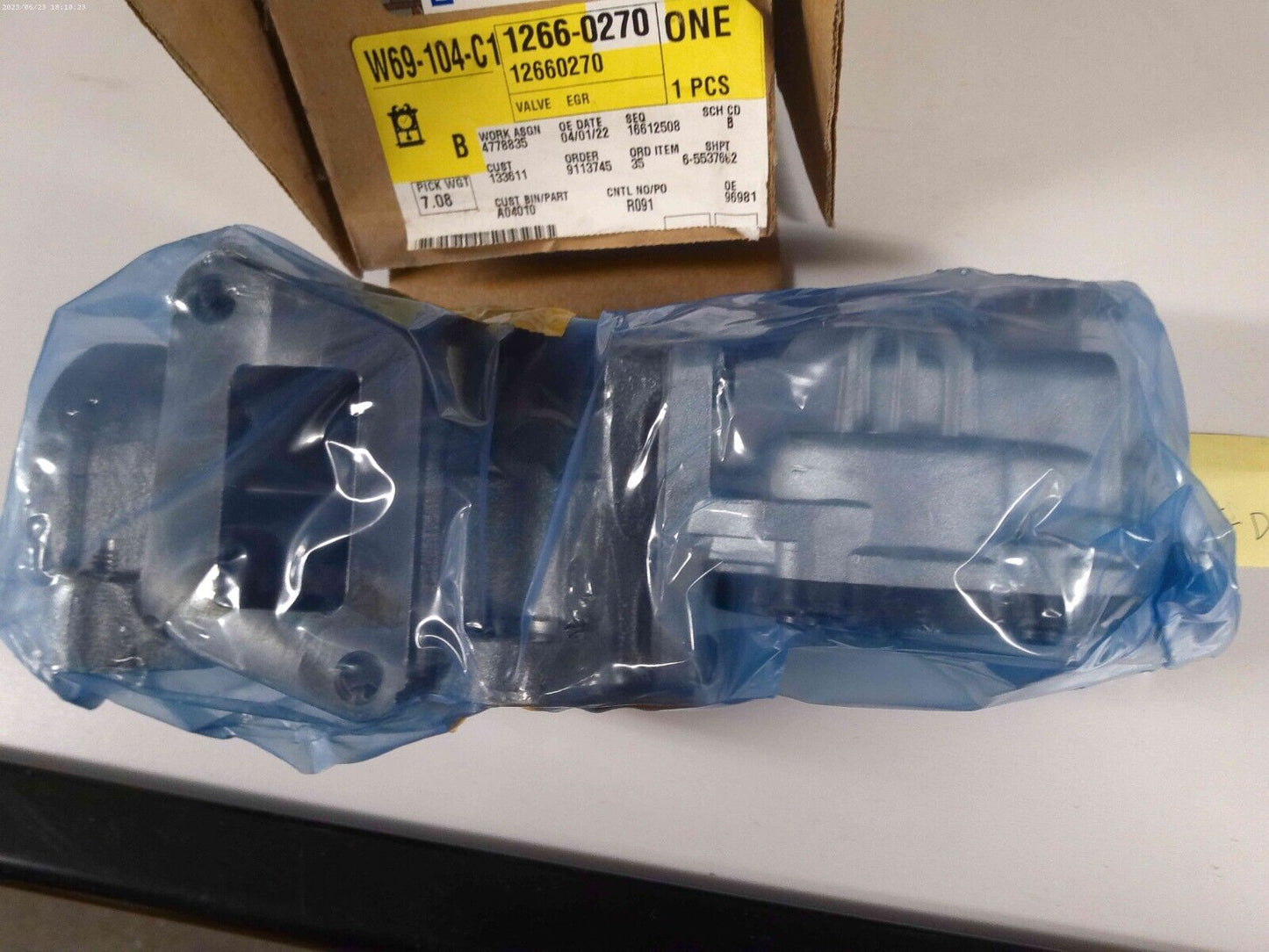 GM Parts Genuine 12660270 Exhaust Gas Recirculation (EGR) Valve | CS15-D