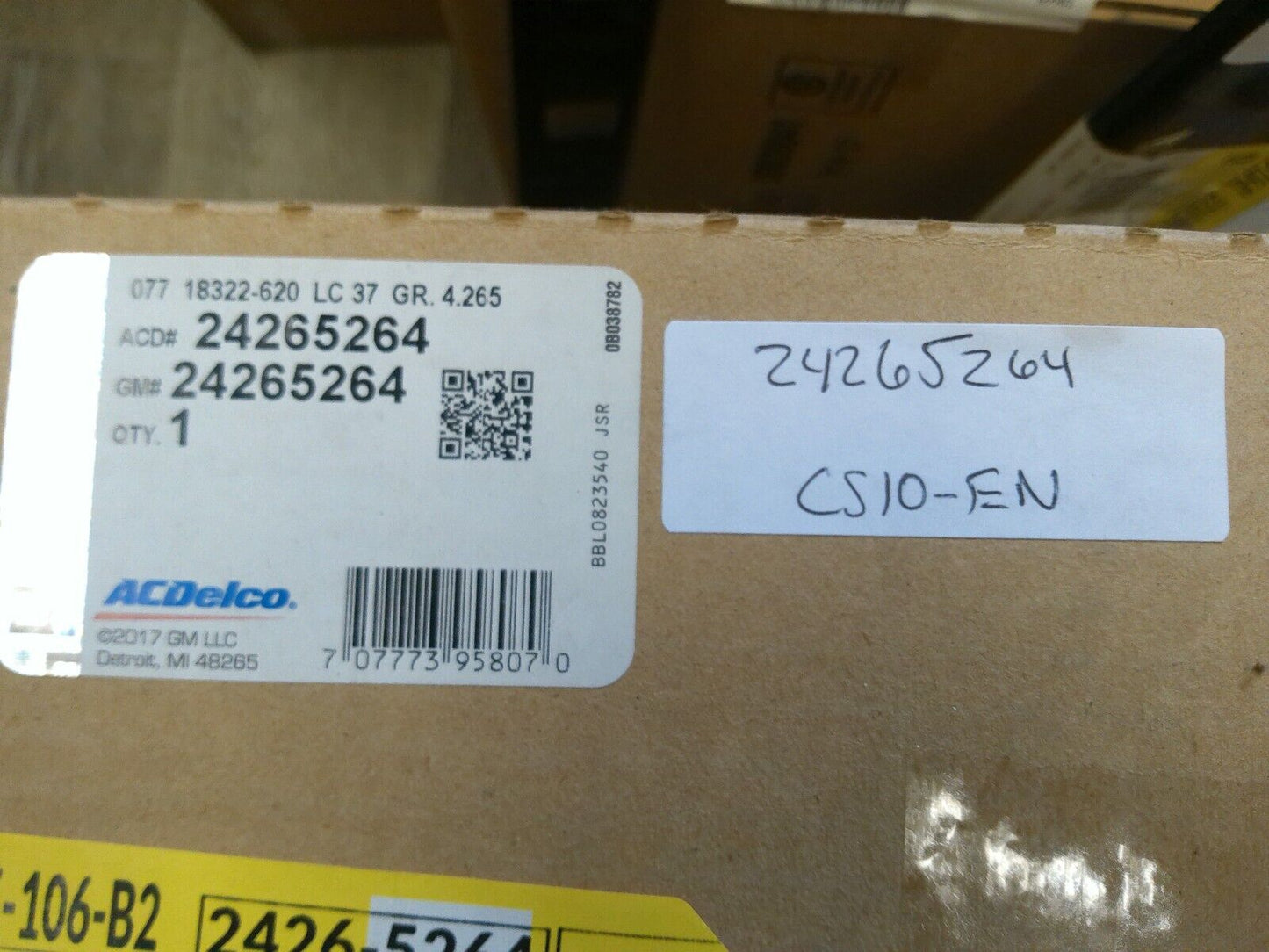 Automatic Transmission Valve Body Cover OEM GM Part 24265264 | CS10-EN