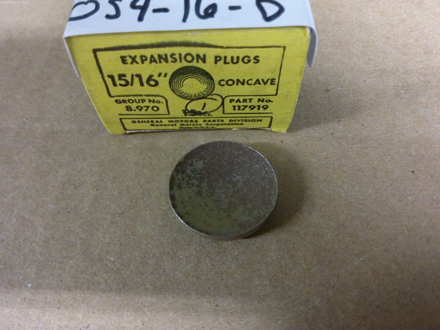 GM PLUG EXPANSION LOWER SHIFT 117919 GM 117919 15/16" | OS4-16-D