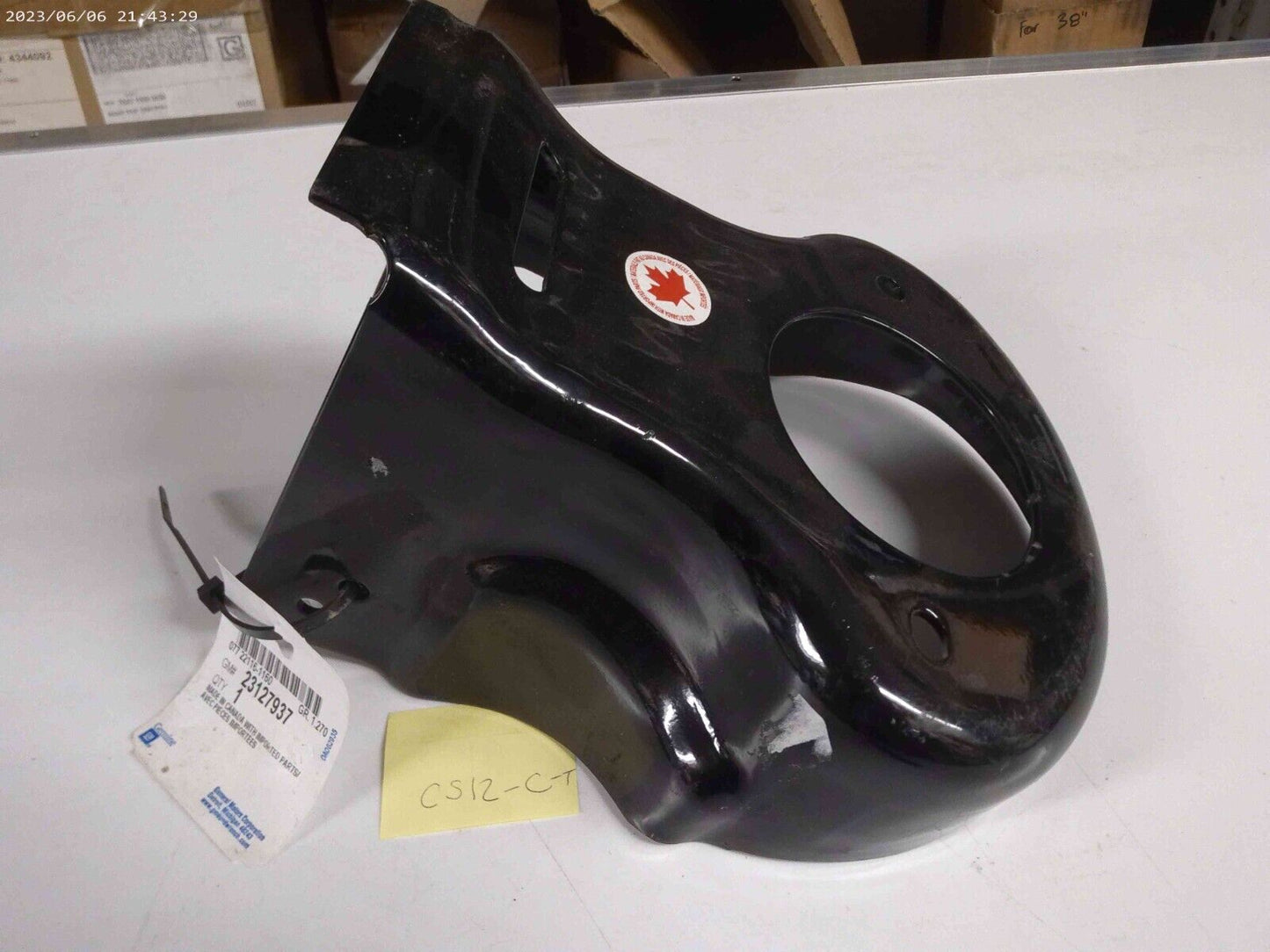 Genuine GM Driver Side Radiator Side Mount Bracket 23127937 | CS12-C-T