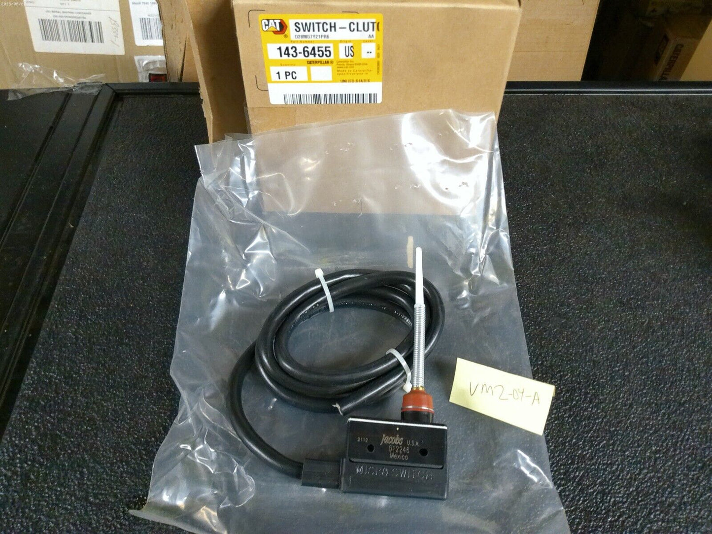 Genuine OEM CAT Part# 143-6455 Switch - Clutch | VM2-04-A