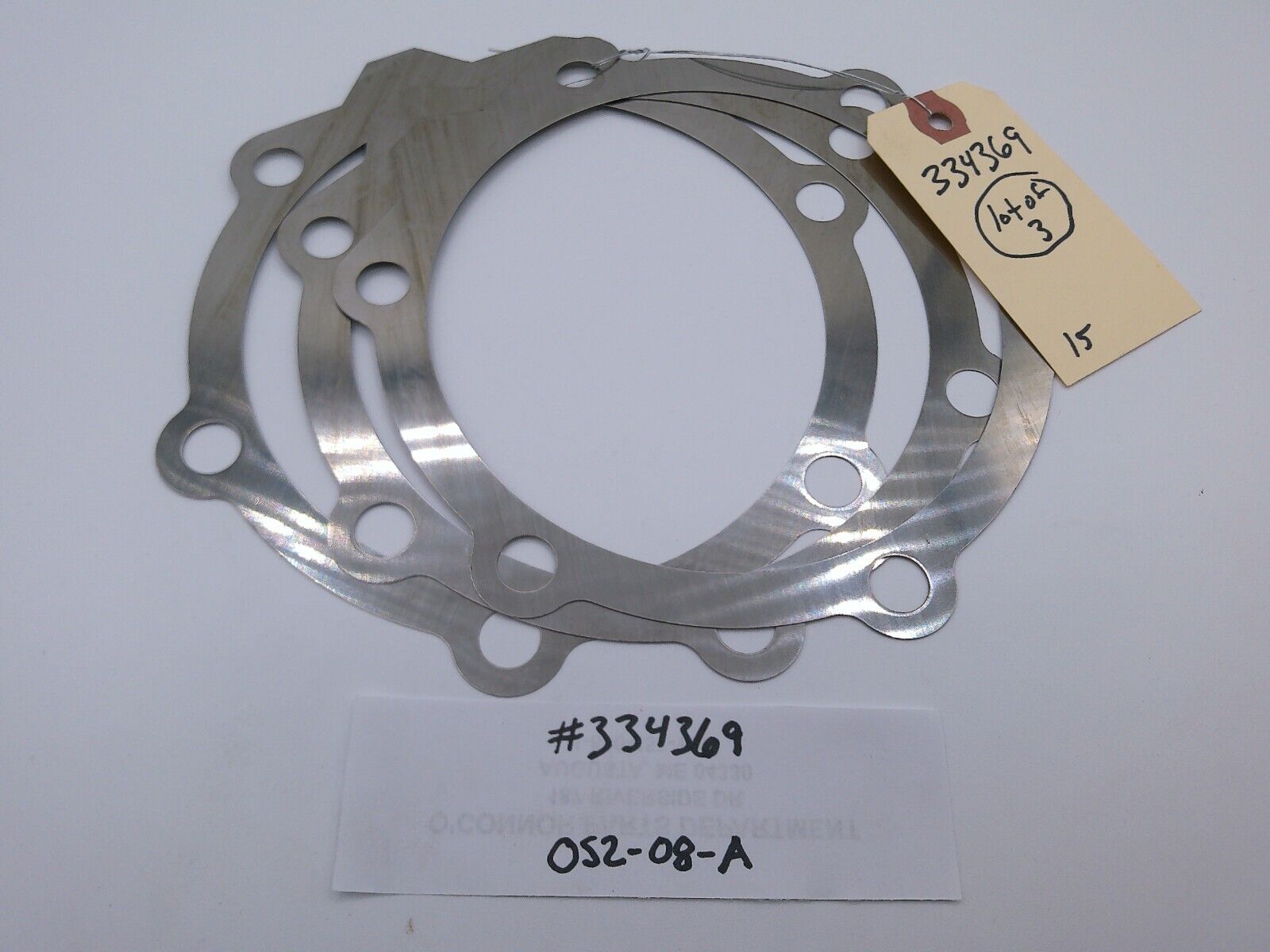 Lot of (3) Genuine oem GM Differential Pinion Shim 334369 .013 | OS2-08-A