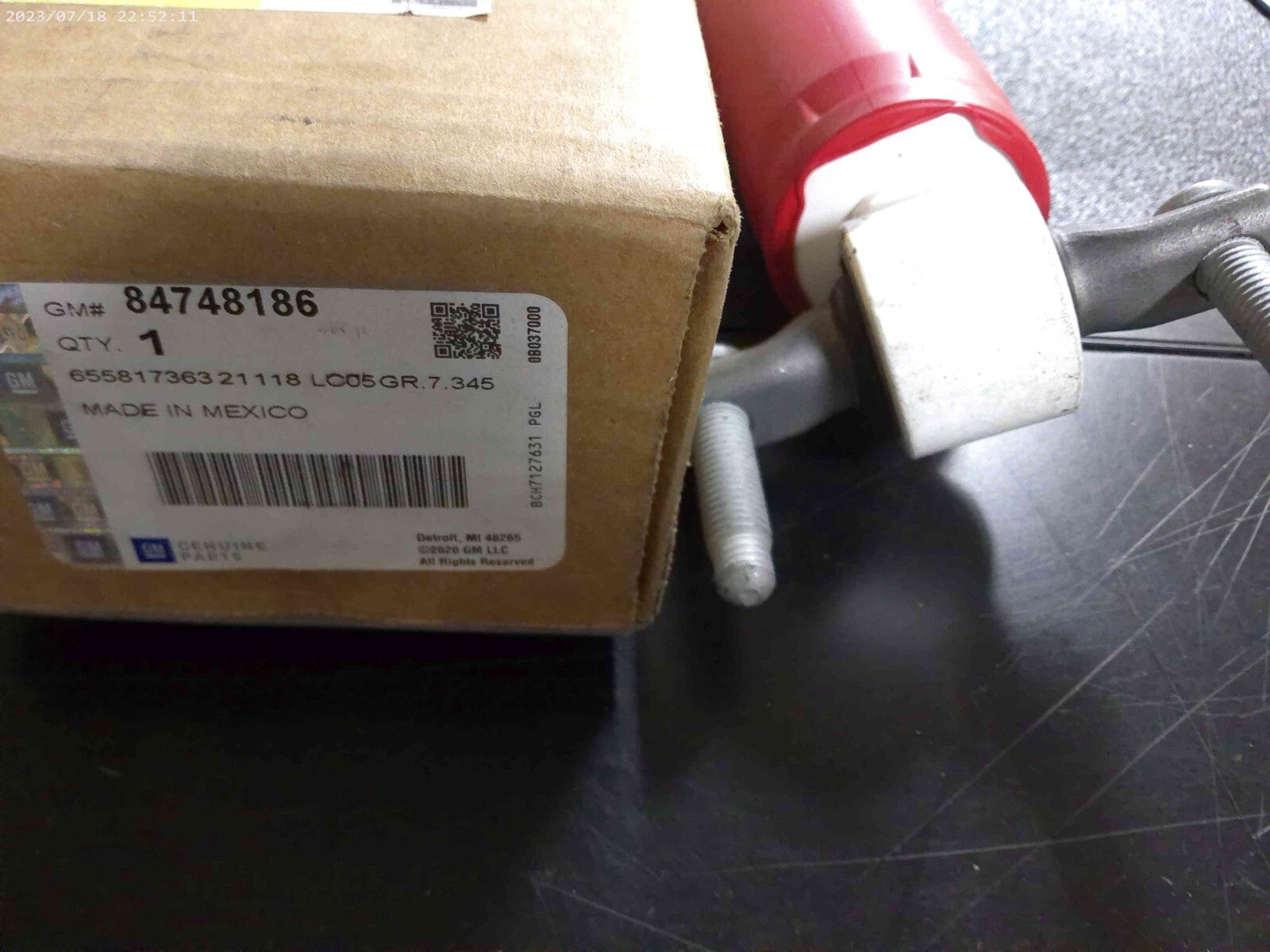 Genuine OEM RANCHO GM Front Shock Absorber 84748186 | CS12-D
