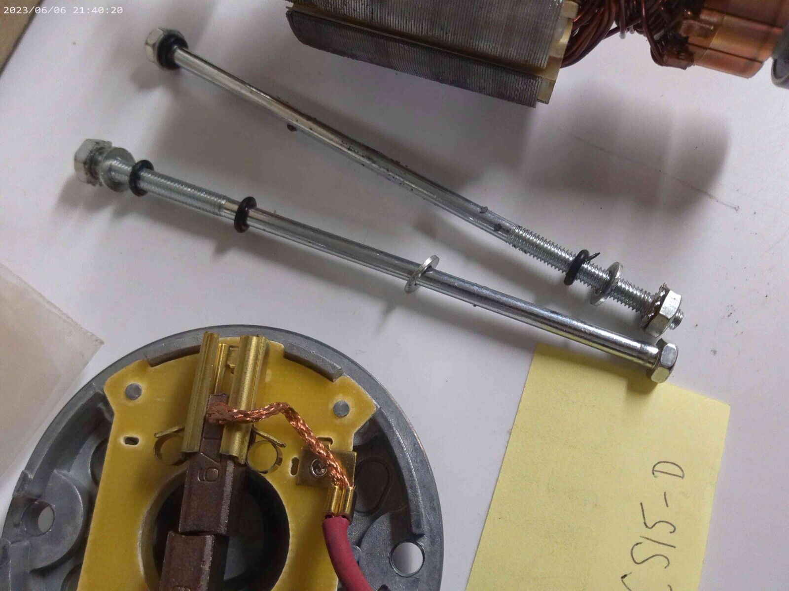 Genuine Fisher / Western Spreader Motor 75606 D6214 *PARTS - READ* | CS15-D
