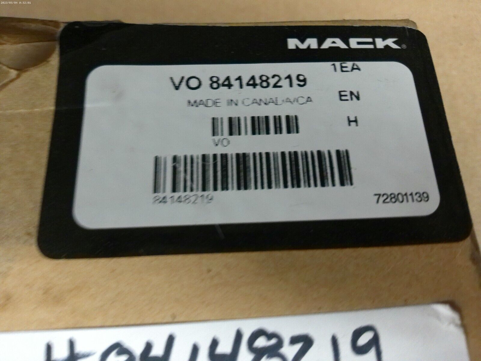 84148219 Genuine OEM MACK VOLVO Latch | CS13-B