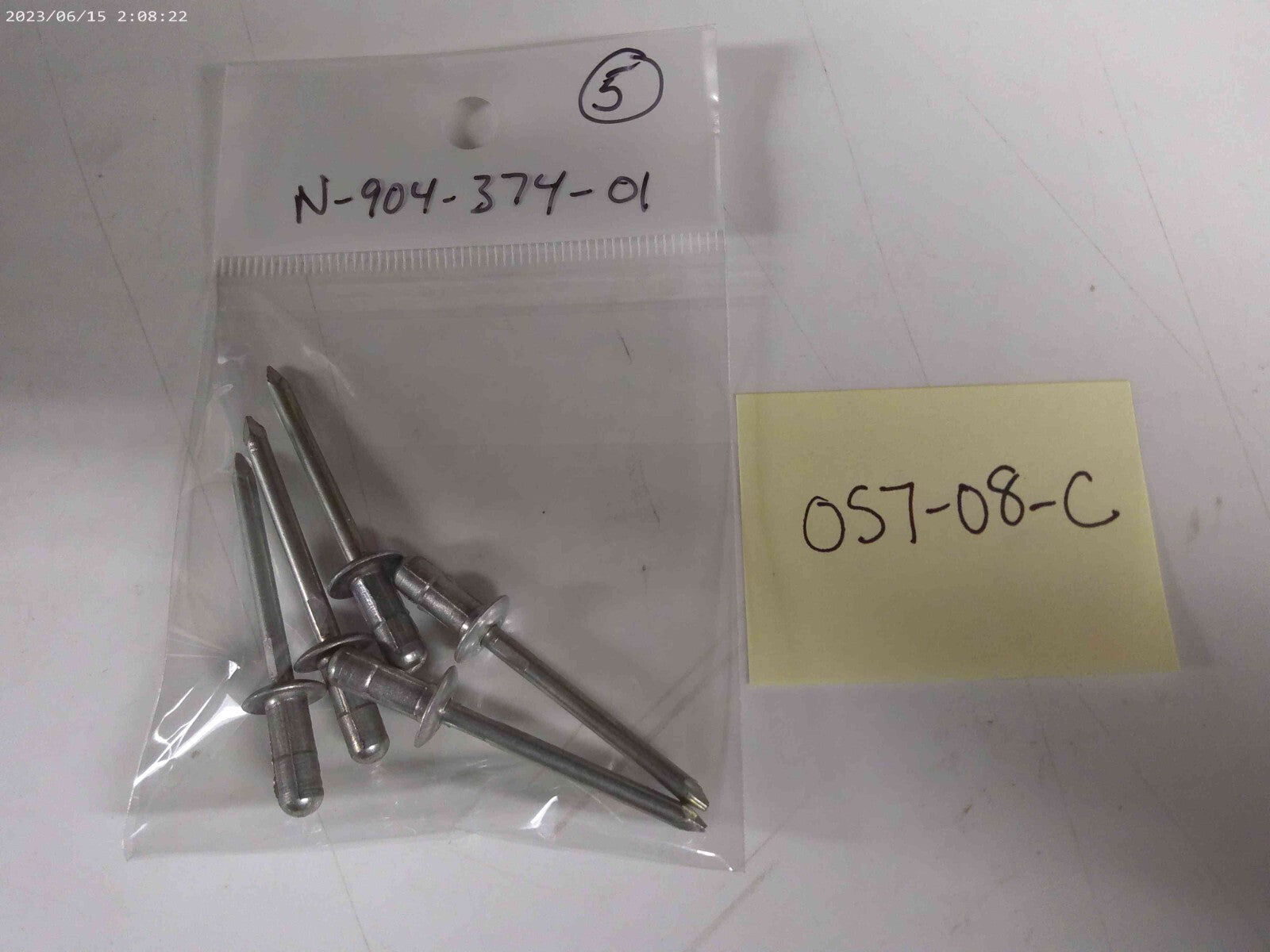 Original oem VW Pop Rivet - N 90437401 Qty. (5) | OS7-08-C