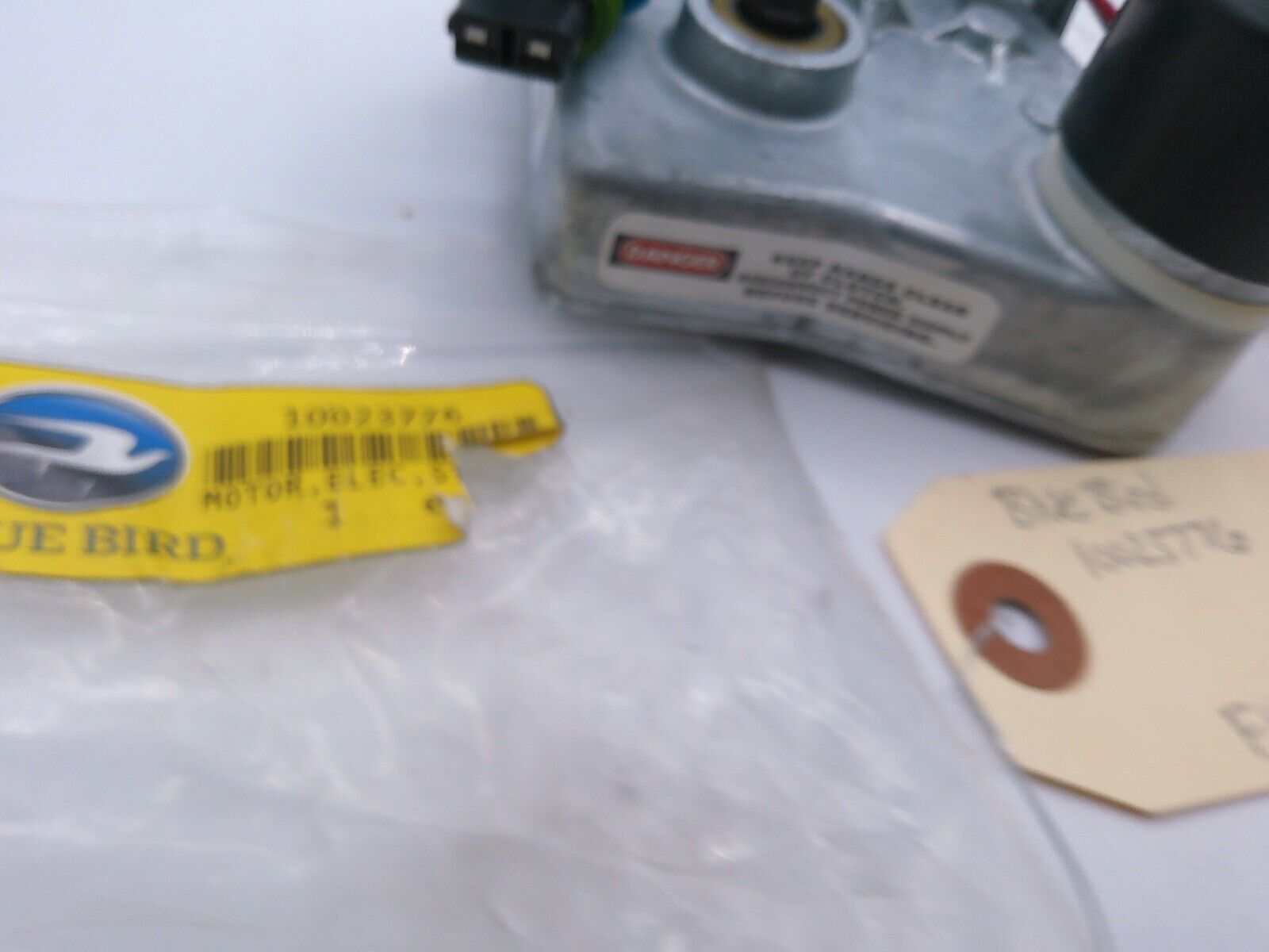 Genuine BlueBird Bus Part: 10023776 STOP & CROSSING ARM MOTOR ASSEM | FILE01