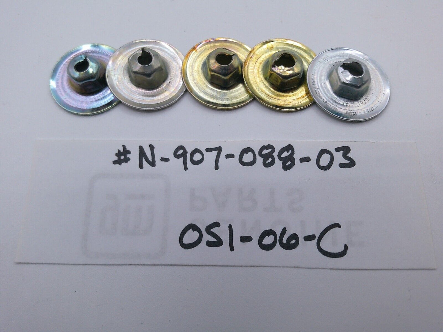Lot of (5) New Genuine Audi Nut N90708803 OEM | OS1-06-C