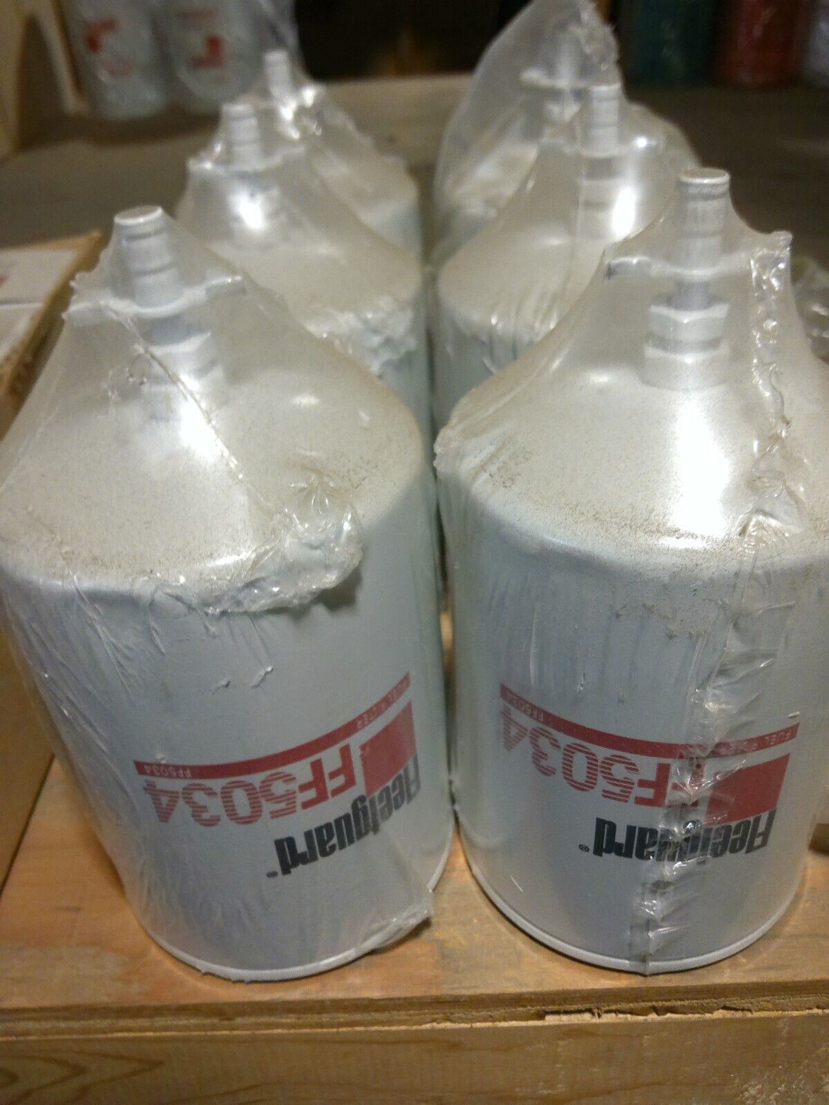 Lot of (6) Fleetguard FF5034 Fuel Filters | WD23-1