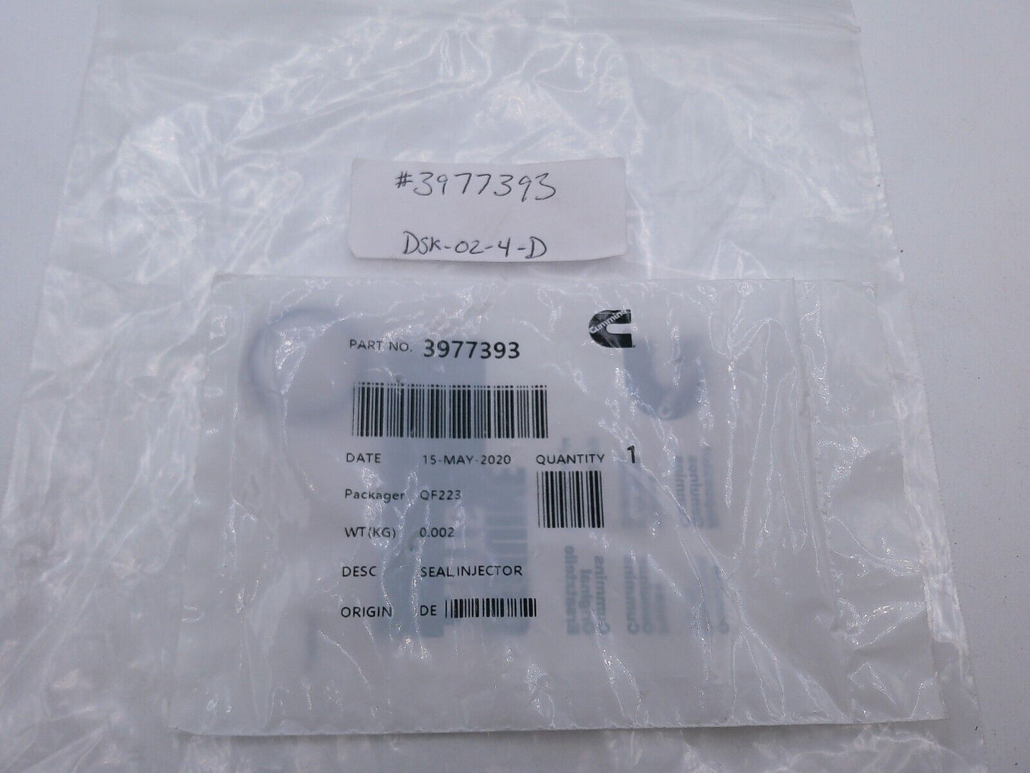 CUMMINS 3977393 - Seal Injector Ring / Washer | DSK-02-4-D
