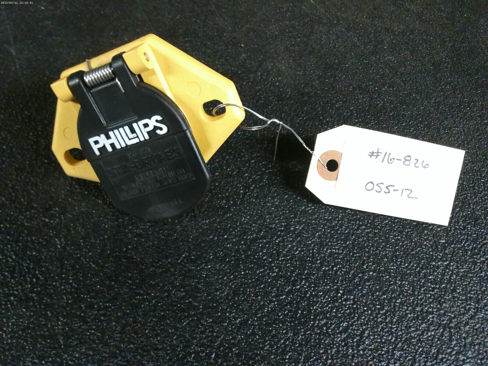 Phillips 16-826 Sta-DryABS Electrical Receptacle Connector | OS5-12