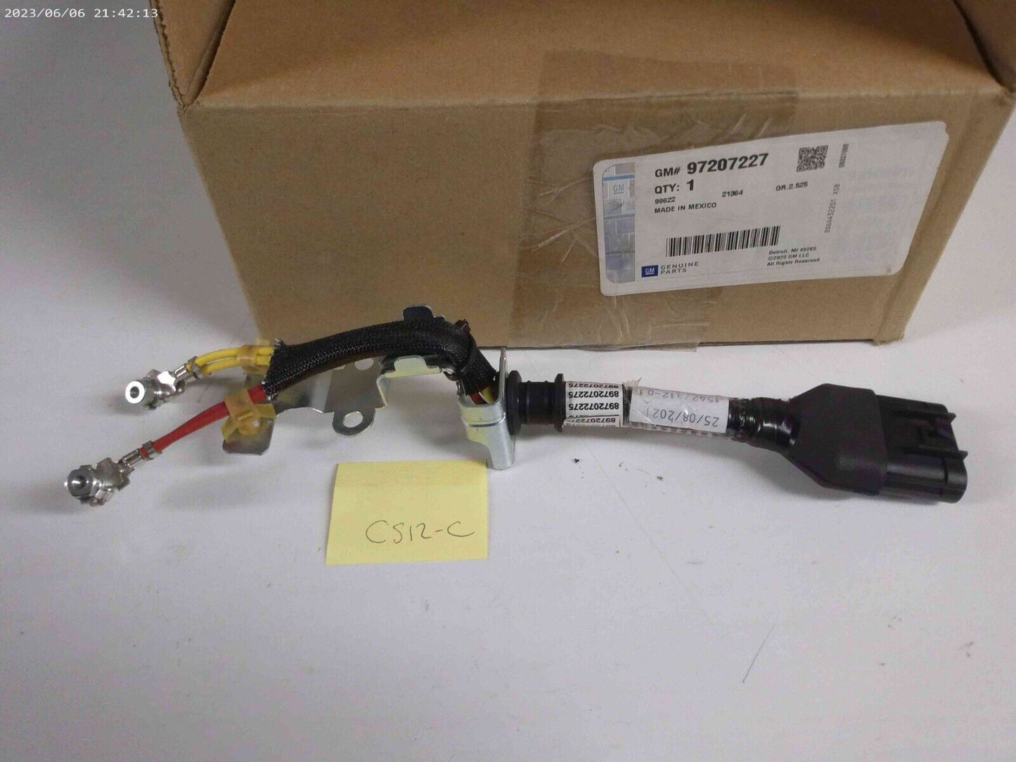 Genuine OEM GM Fuel Injector Wiring Harness 97207227 | CS12-6