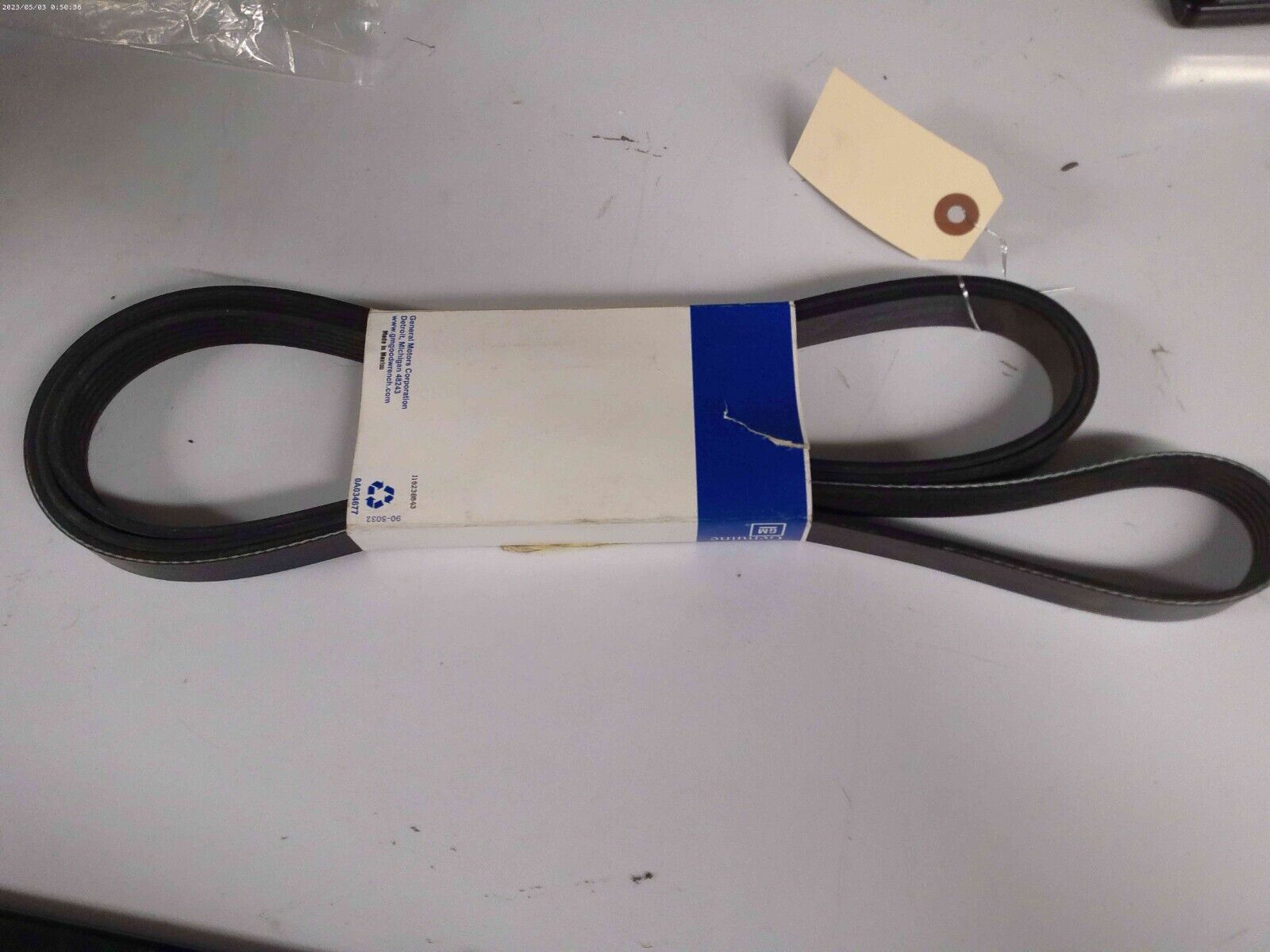GM OEM-Serpentine Drive Fan Belt 88986813 | CS13-B-T