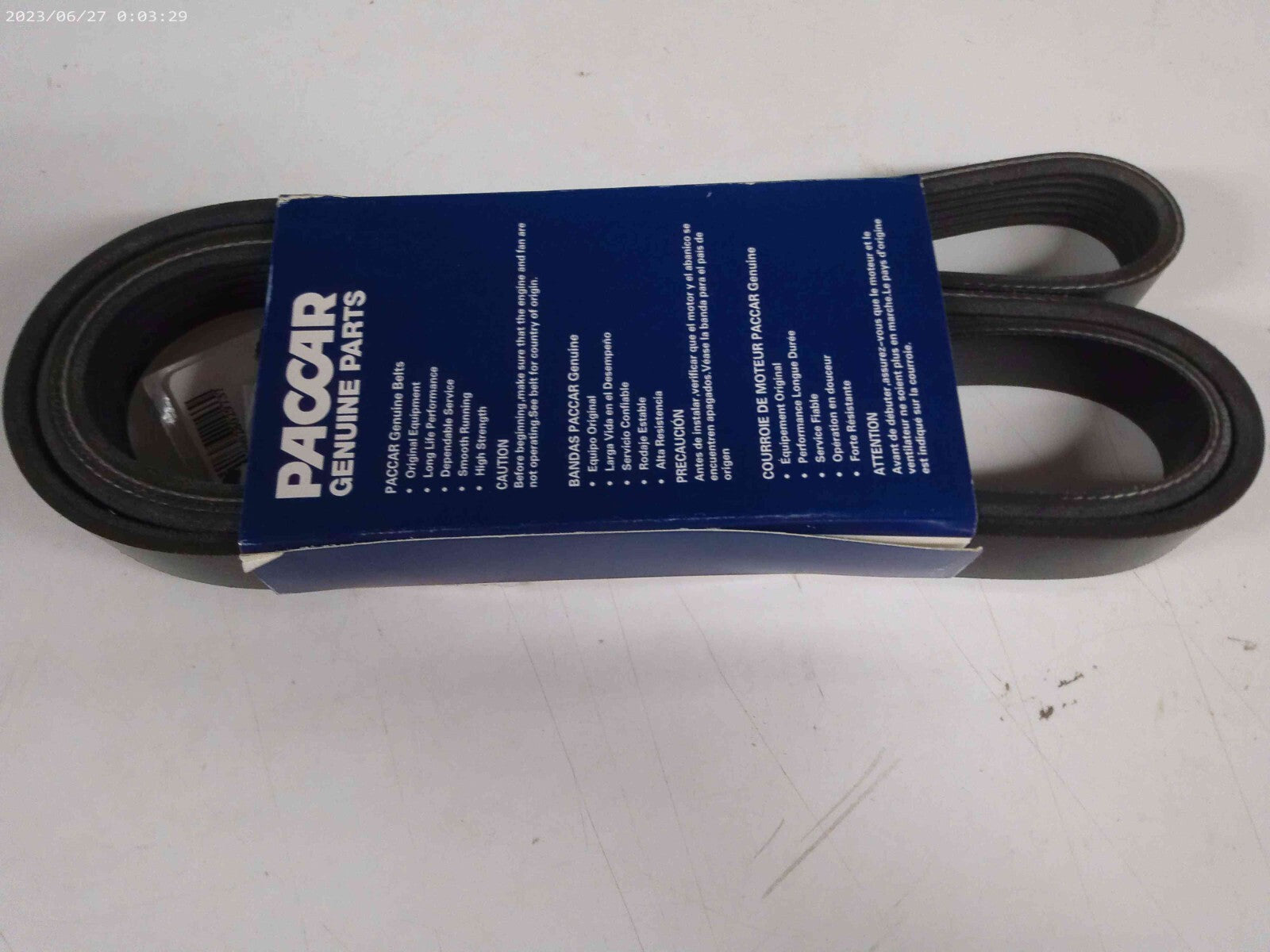 NOS Paccar D84-1000-3061620 Heavy Duty Serpentine Belt | CS11-D-T