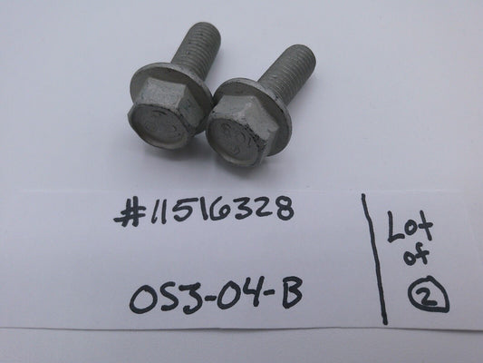Genuine OEM GM M10x1.5x30 Multi-Purpose Bolt 11516328 Lot of (2) | OS3-04-B