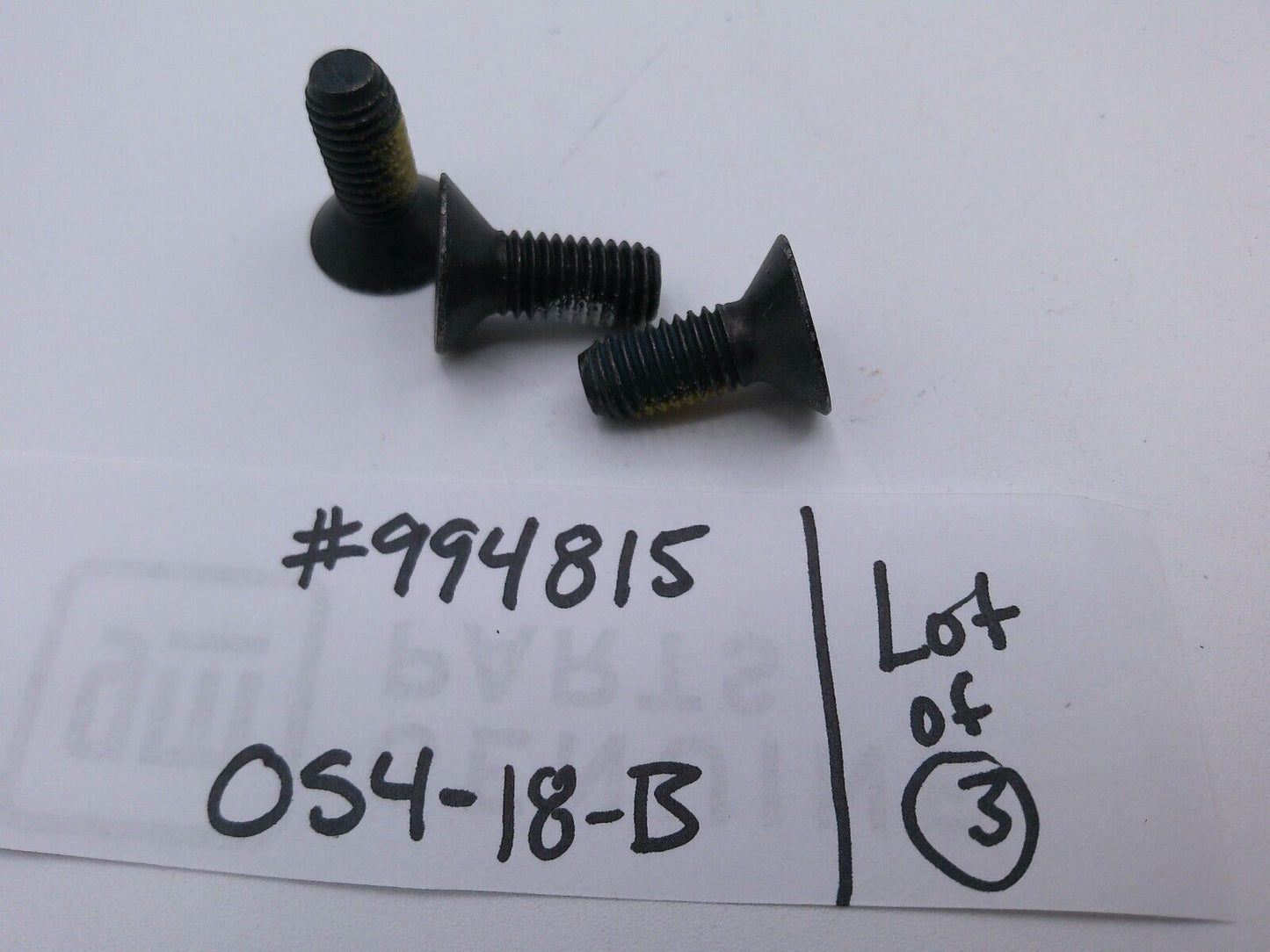 Lot of (3) Genuine OEM Volvo 994815 Six Point Socket Screw | OS4-18-B