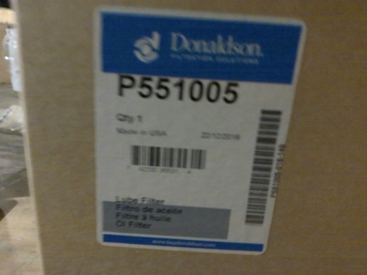 P551005 Donaldson Engine Oil Filter Kit | WD15-1