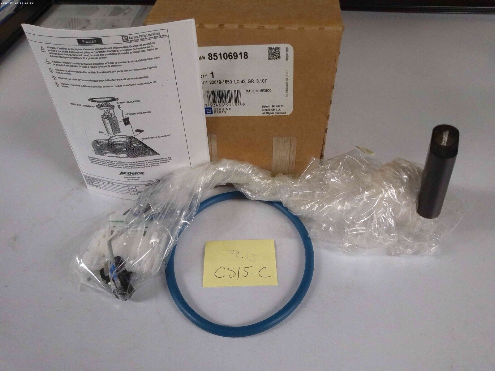 Genuine General Motors OE GM Sensor Kit 85106918 | CS15-C