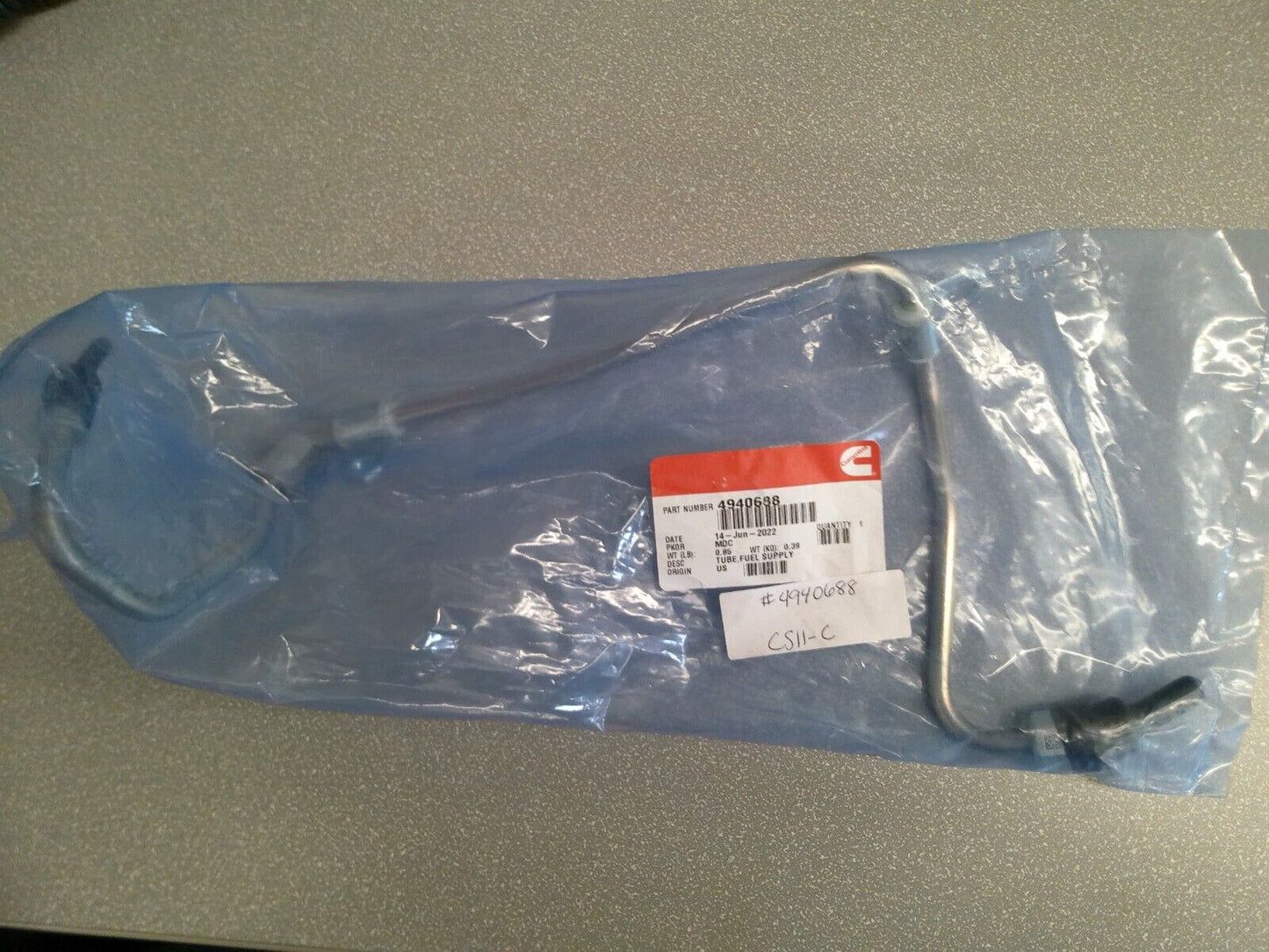 4940688 Genuine OEM CUMMINS FUEL SUPPLY TUBE | CS11-C