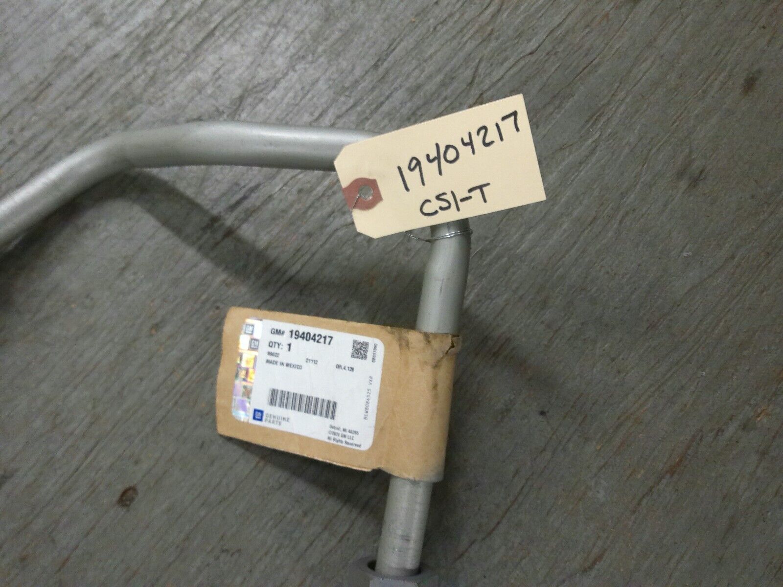 GM Genuine OEM Parts 19404217 Transmission Oil Cooler Line | CS1-T