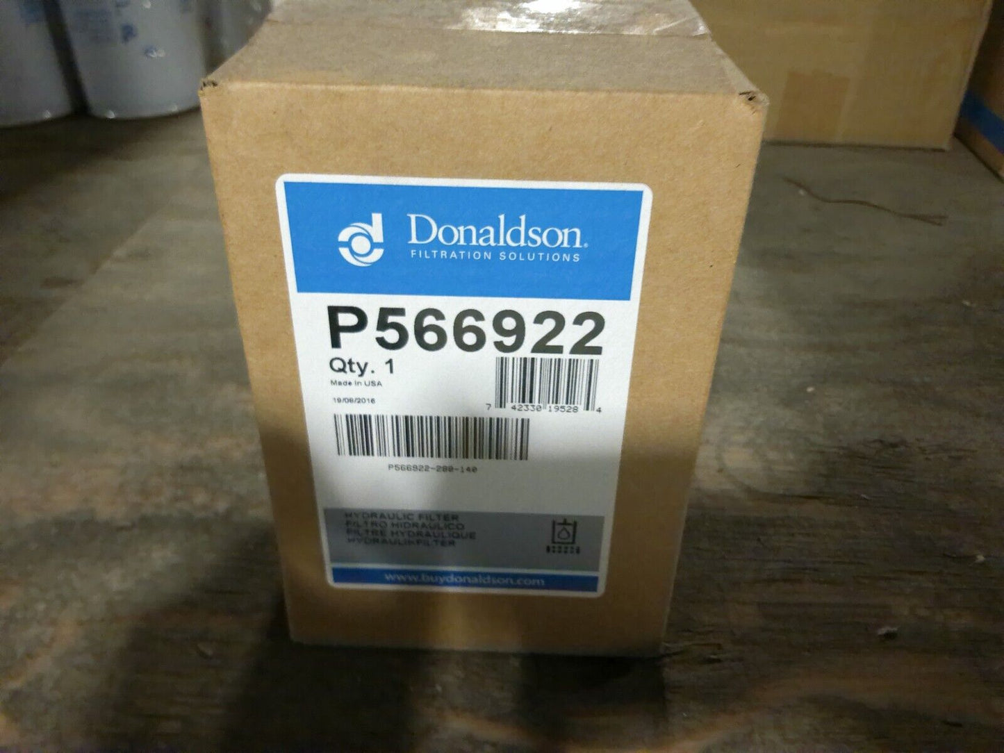 (1) GENUINE DONALDSON HYDRAULIC FILTER SPIN ON NEW P566922 | WD30-1