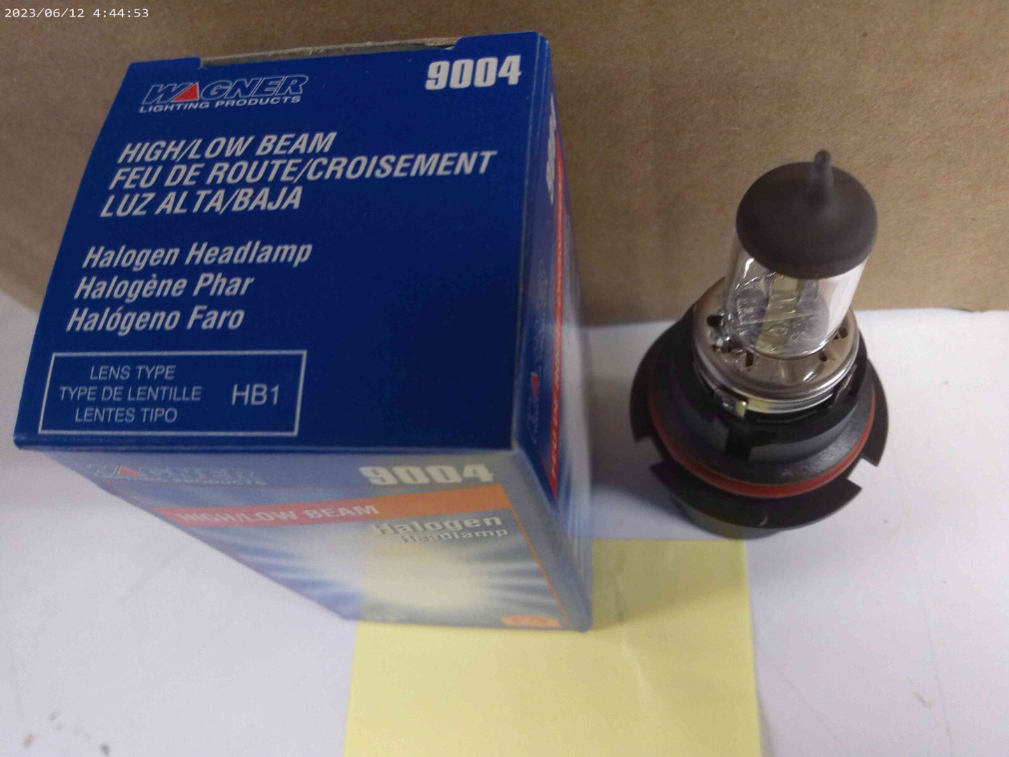 Wagner 9004 Halogen High Beam/Low Beam 12V 65/45 Watt HB1 | CS17-F