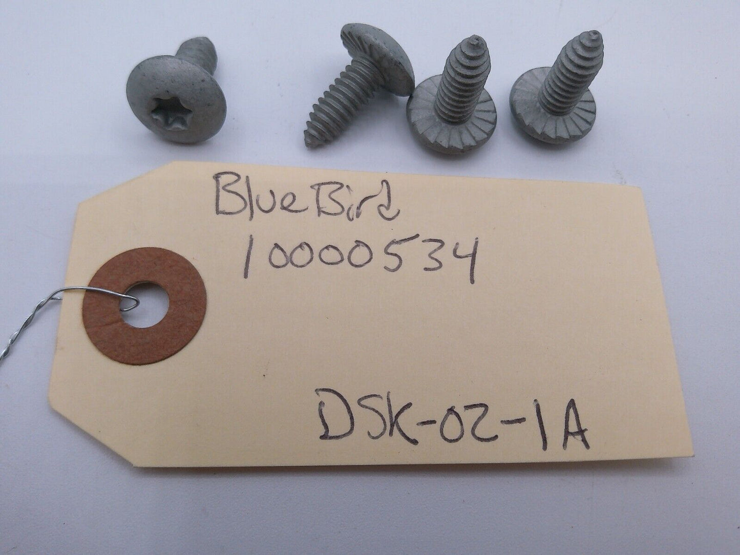 Genuine BlueBird Bus Part: 10000534 SCREW/Bolt (lot of 4) | DSK-02-1A