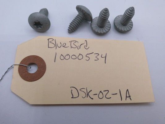Genuine BlueBird Bus Part: 10000534 SCREW/Bolt (lot of 4) | DSK-02-1A