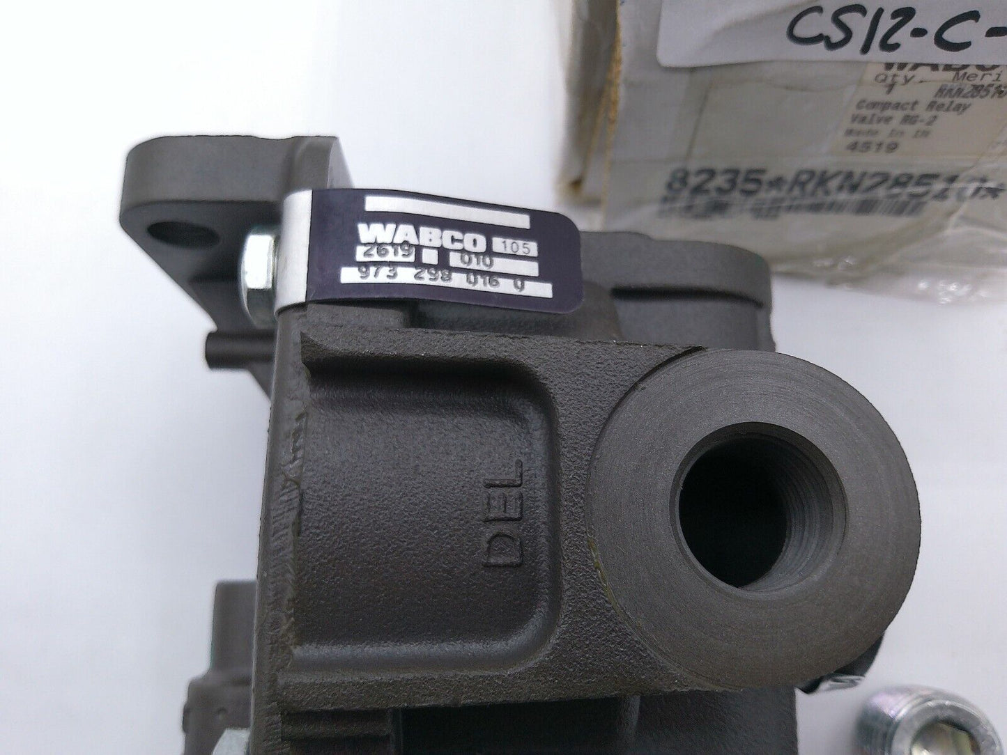 Meritor / WABCO RKN28510 Valve Relay RG-2 | CS12-C-T