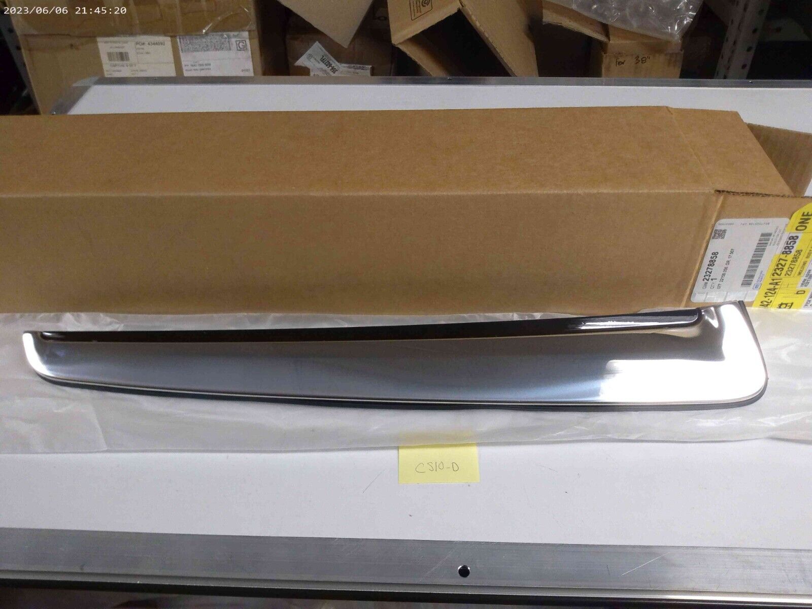 Genuine GM Passenger Side Body Side Rear Molding 23278858 | CS10-D