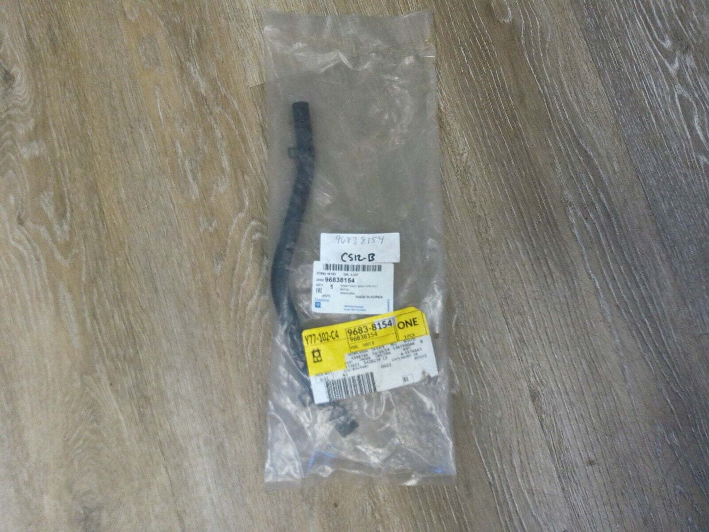 Original GM/Chevrolet - 96838154 Hose Engine Cooling Chevrolet Aveo | CS12-B