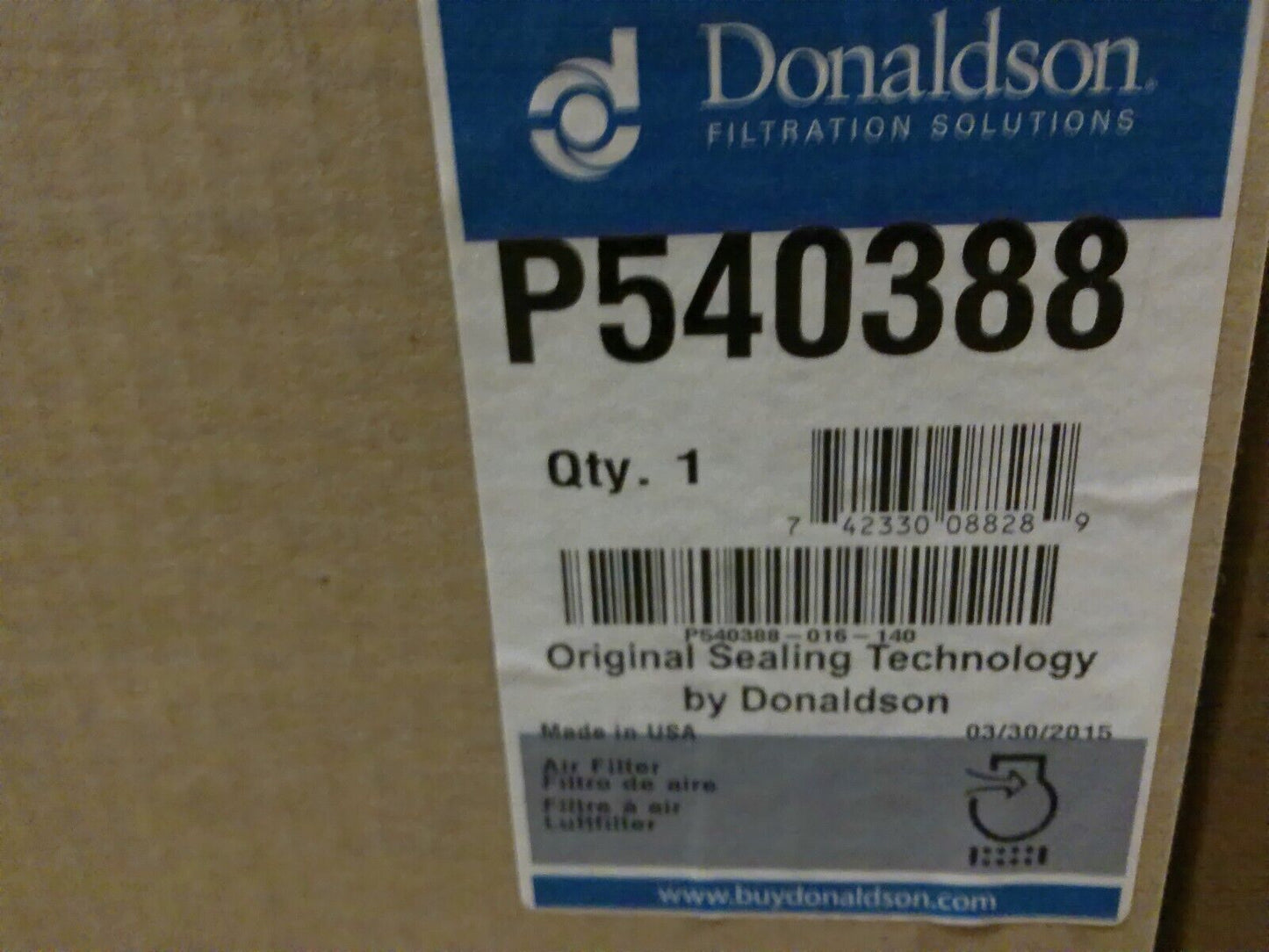 Donaldson P540388 Air Filter | WD16-2
