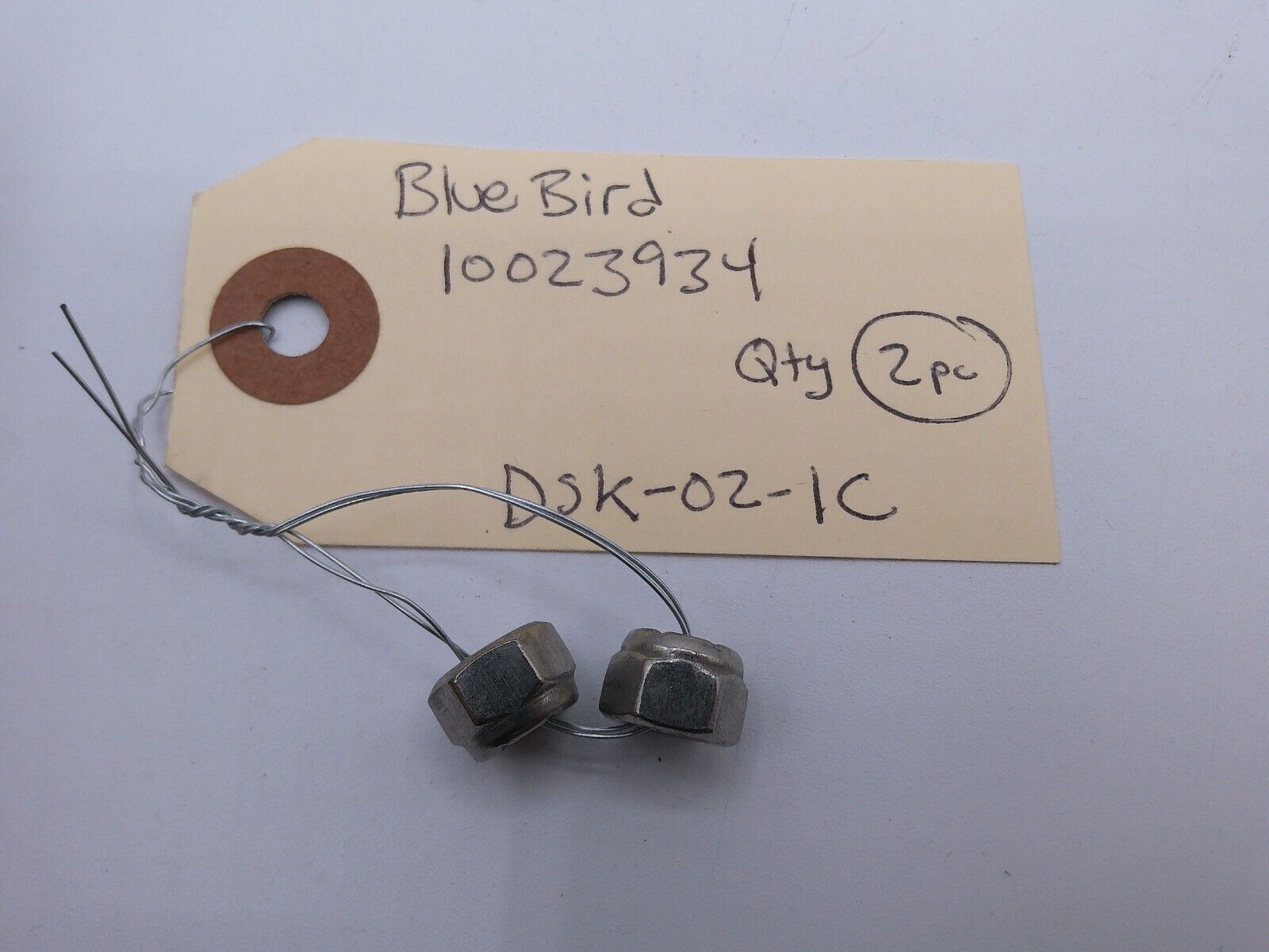 Genuine BlueBird Bus Part: 10023934 - 304SS NUT (qty. 2) | DSK-02-1C