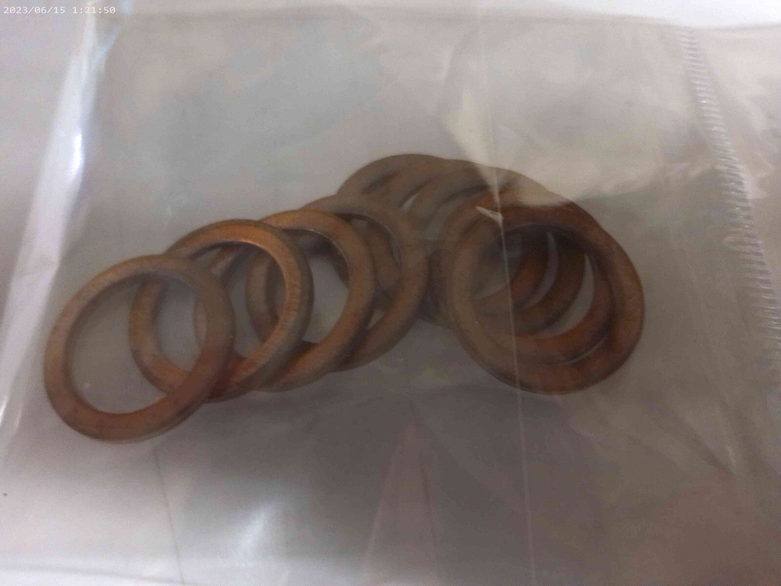oem Volkswagen Engine Oil Drain Plug Gasket N-013-849-2 Lot of (9) | OS7-08-A