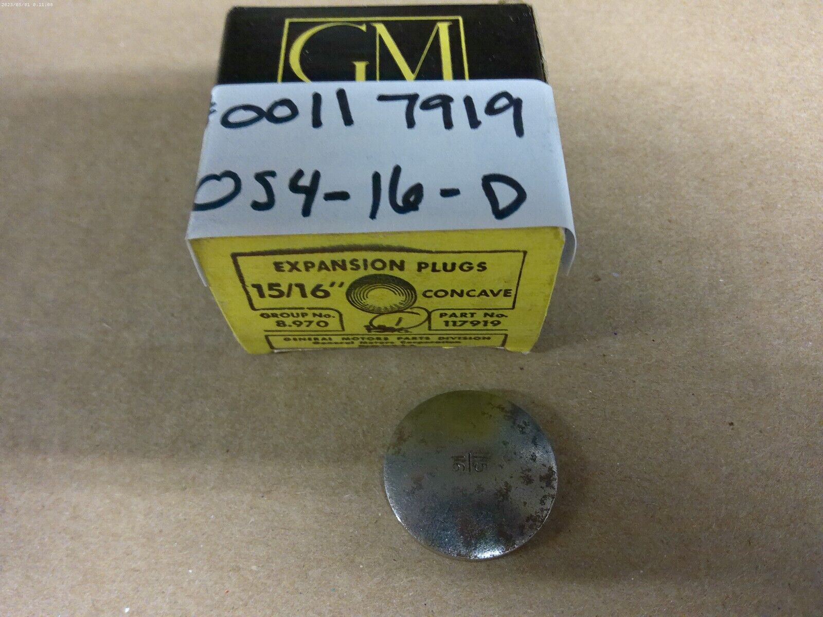 GM PLUG EXPANSION LOWER SHIFT 117919 GM 117919 15/16" | OS4-16-D