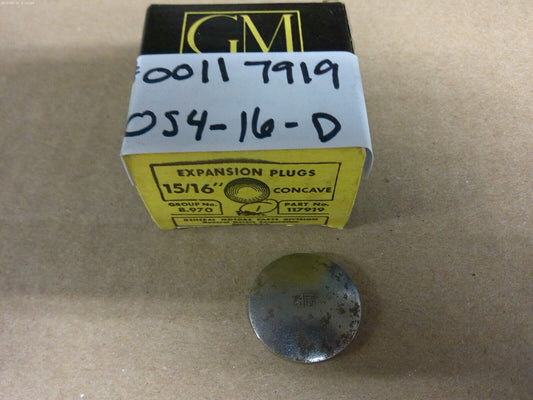 GM PLUG EXPANSION LOWER SHIFT 117919 GM 117919 15/16" | OS4-16-D