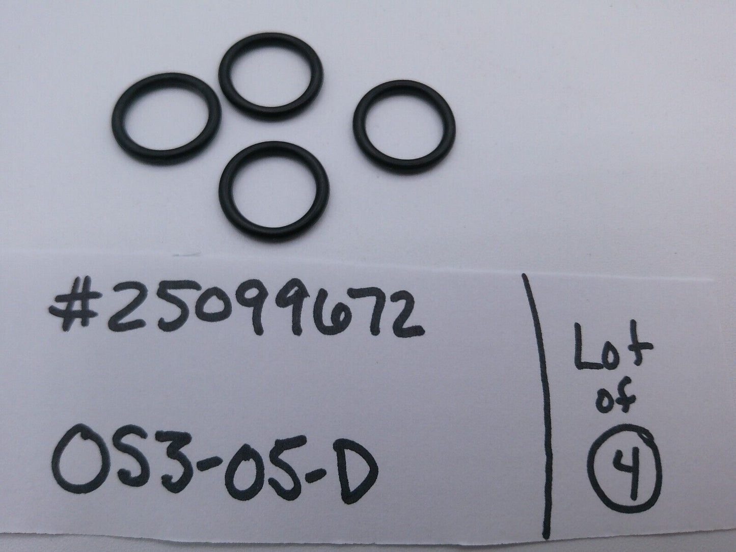 Mack 25099672 Multi Purpose O Ring Lot of (4) | OS3-05-D