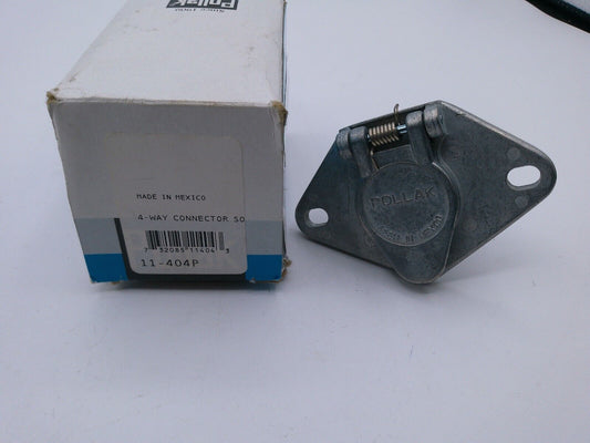 Pollak 11-404P 4-Way Connecter Socket | CS11-C-T