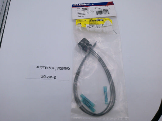 Genuine OEM GM Multi-Purpose Pigtail Kit 13580871;  19368886 | OS1-08-B