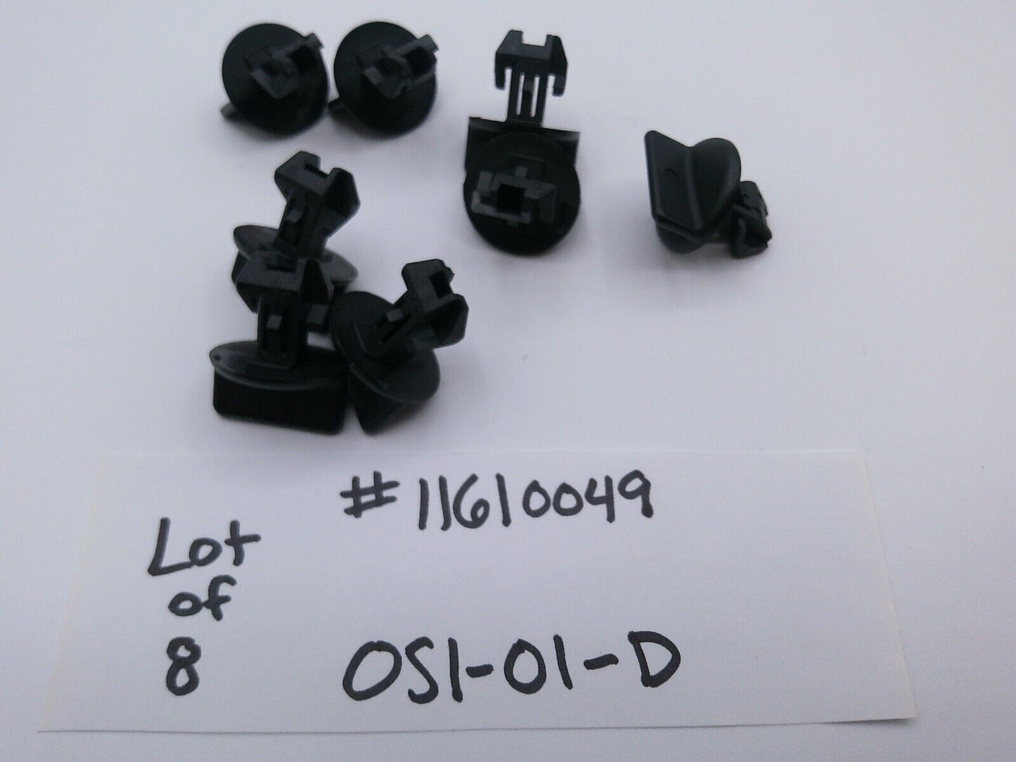 Genuine OEM GM 11610049 Trim Nut, Lot of (8) | OS1-01-D