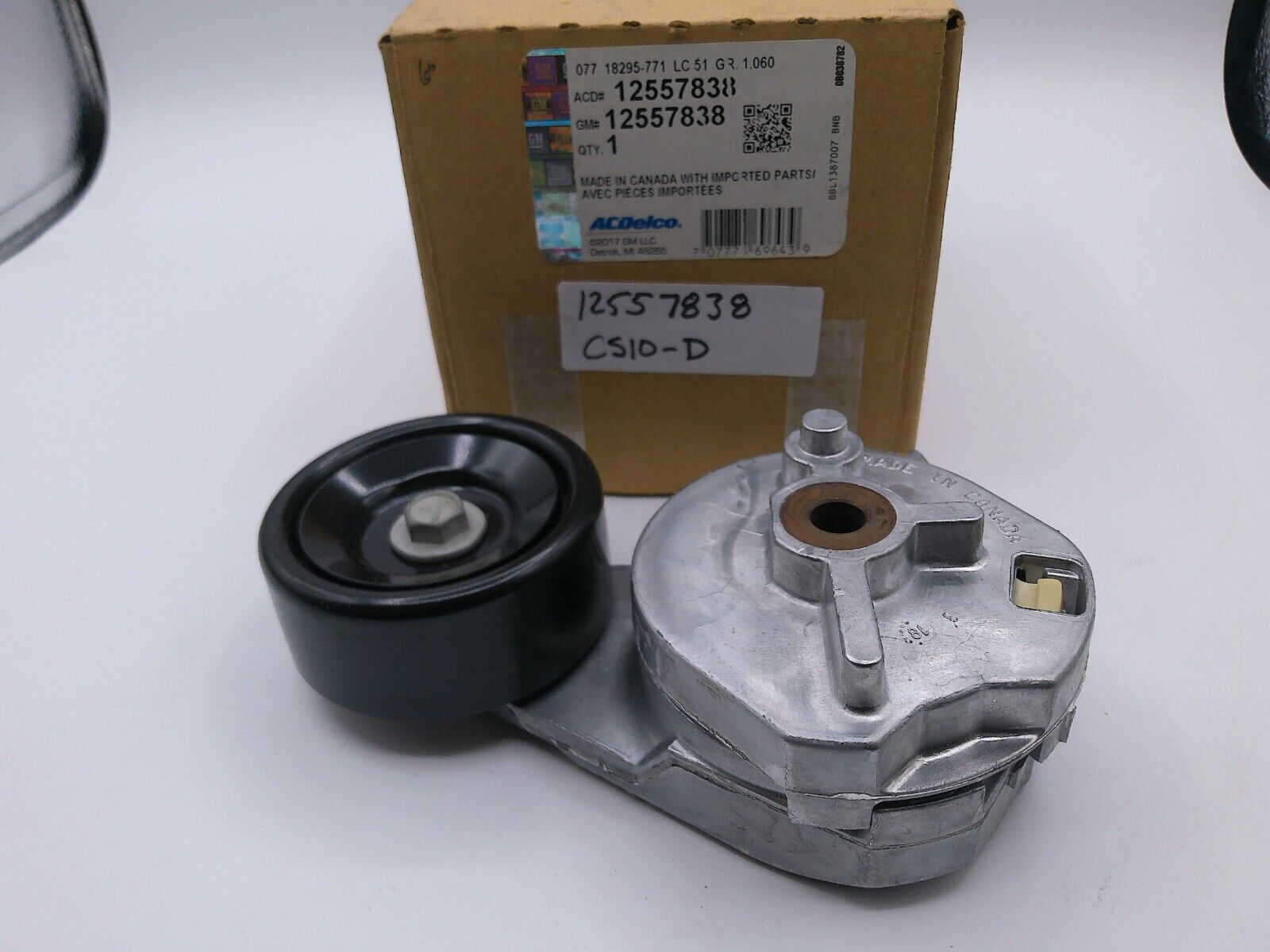Genuine OEM GM Drive Belt Tensioner 12557838 | CS10-D