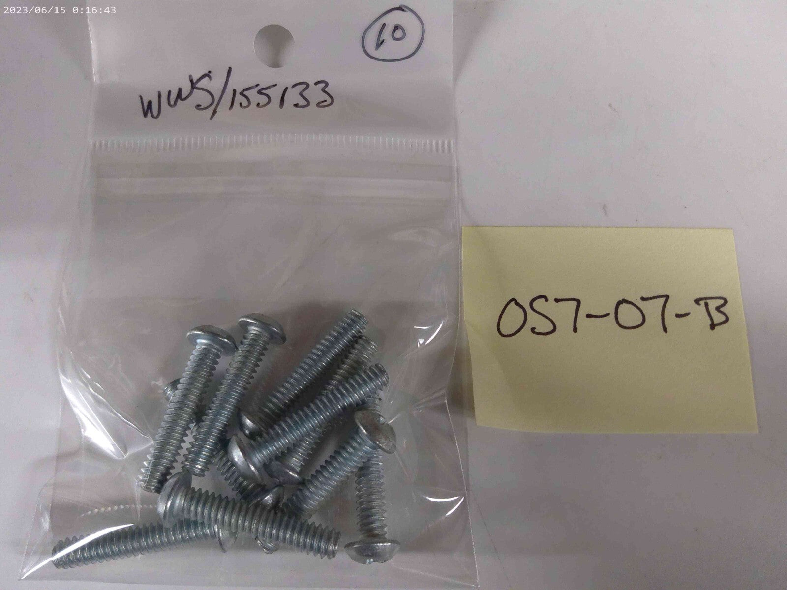 Western Star 155133 Screw - 10 Pack | OS7-07-B