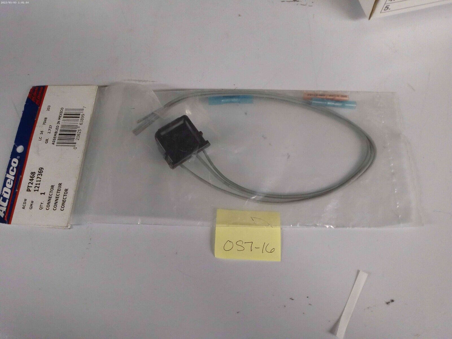 Genuine OE GM Black Multi-Purpose PT2468 Pigtail 12117369 | OS7-16