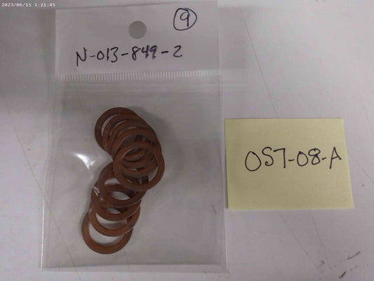 oem Volkswagen Engine Oil Drain Plug Gasket N-013-849-2 Lot of (9) | OS7-08-A